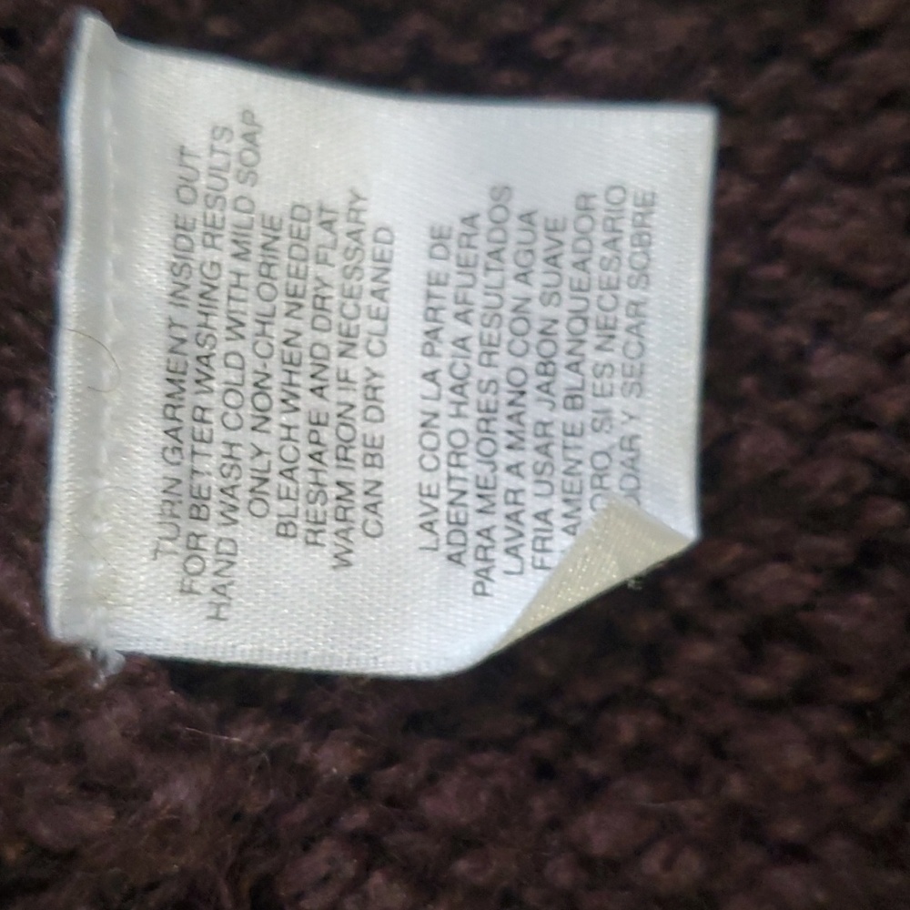 Jones ny women''s brown cowl neck  sweater size M - Picture 11 of 14